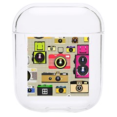 Retro Camera Pattern Graph Hard Pc Airpods 1/2 Case by Bedest