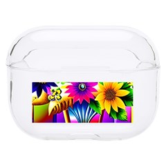 Flower Vase Flower Collage Pop Art Hard Pc Airpods Pro Case by Bedest