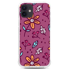 Flowers Petals Leaves Foliage Iphone 12/12 Pro Tpu Uv Print Case by Maspions