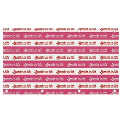 Breathe In Life, Breathe Out Love Text Motif Pattern Banner And Sign 7  X 4  by dflcprintsclothing