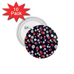 Flowers Pattern Floral Antique Floral Nature Flower Graphic 1 75  Buttons (10 Pack) by Maspions