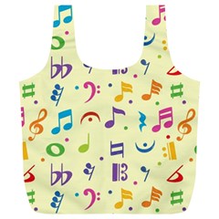 Seamless Pattern Musical Note Doodle Symbol Full Print Recycle Bag (xl) by Apen