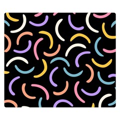 Abstract Pattern Wallpaper Two Sides Premium Plush Fleece Blanket (kids Size) by Maspions