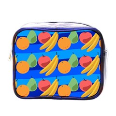 Fruit Texture Wave Fruits Mini Toiletries Bag (one Side) by Askadina