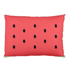 Watermelon Melon Fruit Healthy Food Meal Breakfast Lunch Juice Lemonade Summer Pillow Case (two Sides) by Maspions