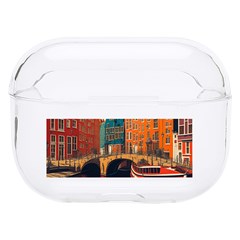 London England Bridge Europe Buildings Architecture Vintage Retro Town City Hard Pc Airpods Pro Case by Maspions