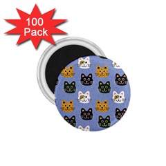 Cat Cat Background Animals Little Cat Pets Kittens 1 75  Magnets (100 Pack)  by Maspions