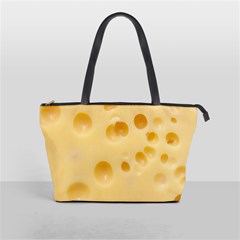 Cheese Texture, Yellow Cheese Background Classic Shoulder Handbag by nateshop