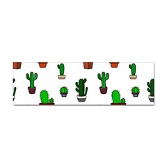 Cactus Plants Background Pattern Seamless Sticker Bumper (10 Pack) by Maspions