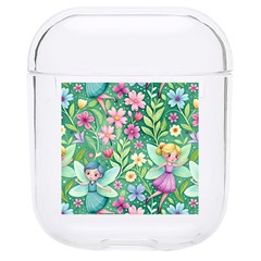 Fairies Fantasy Background Wallpaper Design Flowers Nature Colorful Hard Pc Airpods 1/2 Case by Maspions