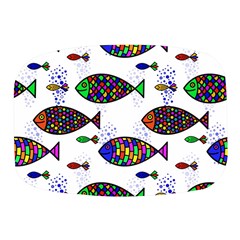 Fish Abstract Colorful Mini Square Pill Box by Maspions