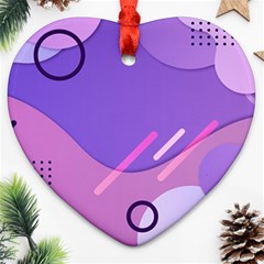 Colorful Labstract Wallpaper Theme Ornament (heart) by Apen