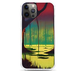 Nature Swamp Water Sunset Spooky Night Reflections Bayou Lake Iphone 12 Pro Max Tpu Uv Print Case by Posterlux