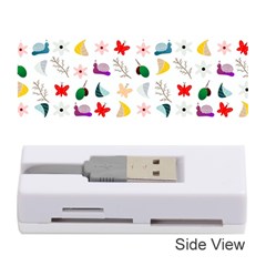 Snails Butterflies Pattern Seamless Memory Card Reader (stick) by Maspions