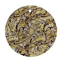 Marble Texture Pattern Seamless Ornament (round) by Maspions