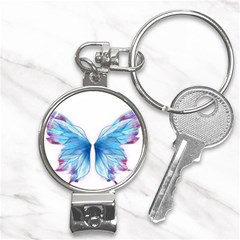 Butterfly-drawing-art-fairytale  Nail Clippers Key Chain by saad11