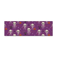 Skull Halloween Pattern Sticker Bumper (10 Pack) by Maspions