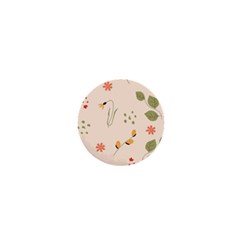 Spring Art Floral Pattern Design 1  Mini Buttons by Maspions