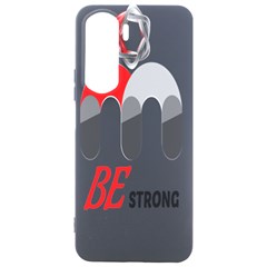 Be Strong Samsung Galaxy S24 Plus 6 7 Inch Black Tpu Uv Case by Raju