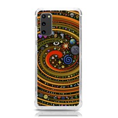 Swirl Vortex Emoji Cyclone Motion Art Samsung Galaxy S20 6 2 Inch Tpu Uv Case by Paksenen