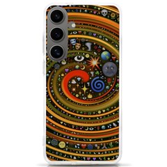 Swirl Vortex Emoji Cyclone Motion Art Samsung Galaxy S24 Ultra 6 9 Inch Tpu Uv Case by Paksenen