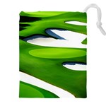 Golf Course Par Green Drawstring Pouch (5XL) Front