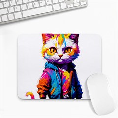 Wild Cat Small Mousepad by Sosodesigns19