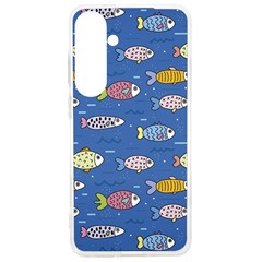 Sea Fish Blue Submarine Animals Patteen Samsung Galaxy S24 Ultra 6 9 Inch Tpu Uv Case by Maspions