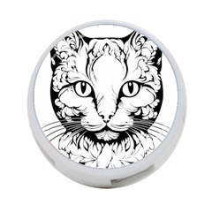Cat - Artistic Paper Cut 4-port Usb Hub (two Sides) by 2607694c