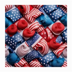 Us Presidential Election Colorful Vibrant Pattern Design  Medium Glasses Cloth (2 Sides) by dflcprintsclothing