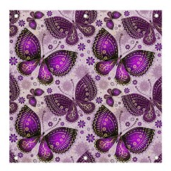 Butterflies Butterfly Insect Nature Banner And Sign 4  X 4  by Proyonanggan