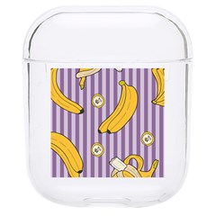 Pattern Bananas Fruit Tropical Seamless Texture Graphics Hard Pc Airpods 1/2 Case by Bedest