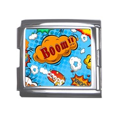 Comical Words Animals Comic Omics Crazy Graffiti Mega Link Italian Charm (18mm) by Bedest