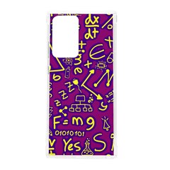 Background Doodles Math Samsung Galaxy Note 20 Ultra Tpu Uv Case by Bedest