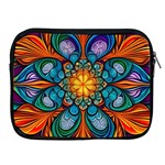 Schwarz bunt Apple iPad 2/3/4 Zipper Cases Front