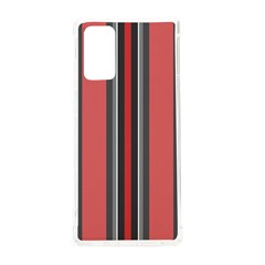 Rosa Grau Streifen Samsung Galaxy Note 20 Tpu Uv Case by 2607694c