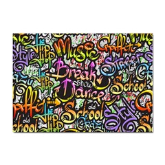 Graffiti Word Seamless Pattern Sticker A4 (100 Pack) by Bedest