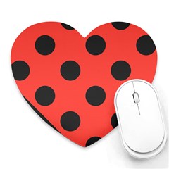 Abstract-bug-cubism-flat-insect Heart Mousepad by Ket1n9