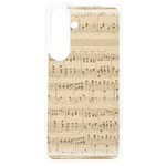 Vintage Beige Music Notes Samsung Galaxy S24 6.2 Inch TPU UV Case Front