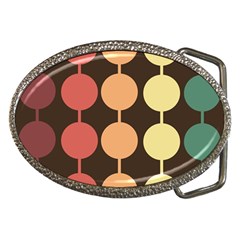 Pattern Circle Retro Design Belt Buckles by Loisa77