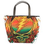 Grateful Steal Your Face Deadhead Hippie Logo Symbol Bucket Bag Front