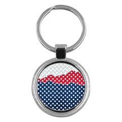 Illustrations Stars Key Chain (round) by anzea