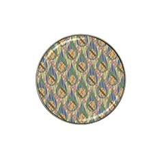 Tribal Background Boho Batik Hat Clip Ball Marker (4 Pack) by anzea