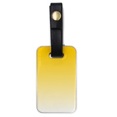 Gradient  Green, Yellow Luggage Tag (one Side) by 2607694c