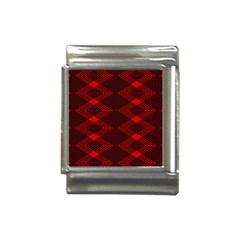 Pattern Black Red Italian Charm (13mm) by 2607694c