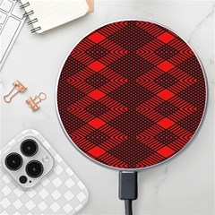 Pattern Black Red Wireless Fast Charger(white) by 2607694c