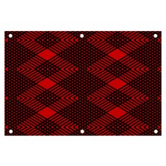 Pattern Black Red Banner And Sign 6  X 4  by 2607694c