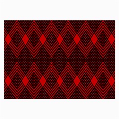 Pattern Red Black, Large Glasses Cloth by 2607694c