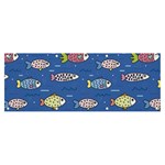 Sea Fish Blue Submarine Animal Banner and Sign 8  x 3  Front