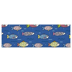 Sea Fish Blue Submarine Animal Banner And Sign 12  X 4  by Proyonanggan